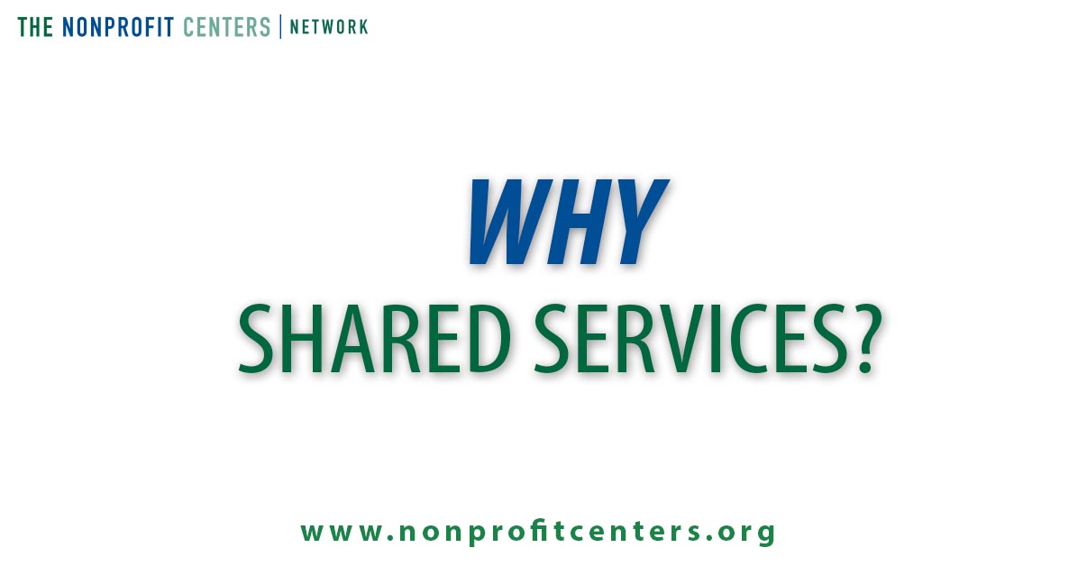 Why shared services?