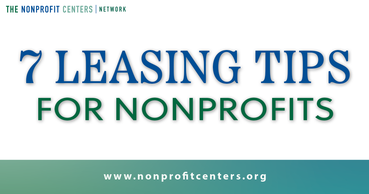 7 Leasing Tips for nonprofits