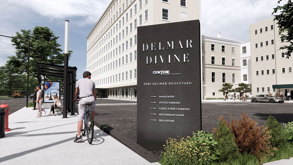 Delmar Divine Address Sign