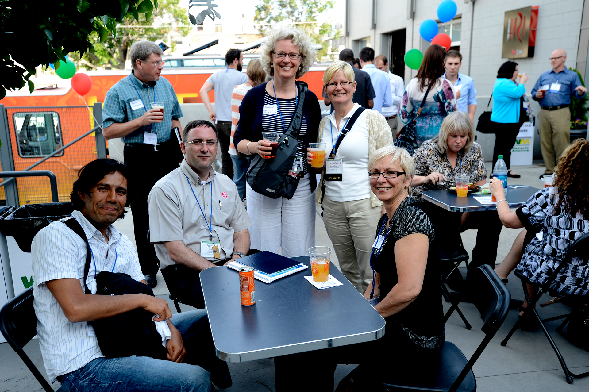 Group of people at table - Building Opportunities 2013